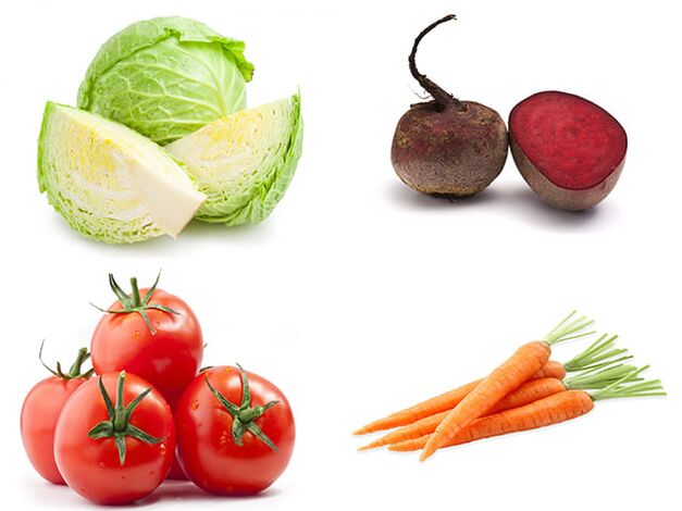 A káposzta, a cékla, a paradicsom és a sárgarépa megfizethető zöldségek a férfi potencia növelésére